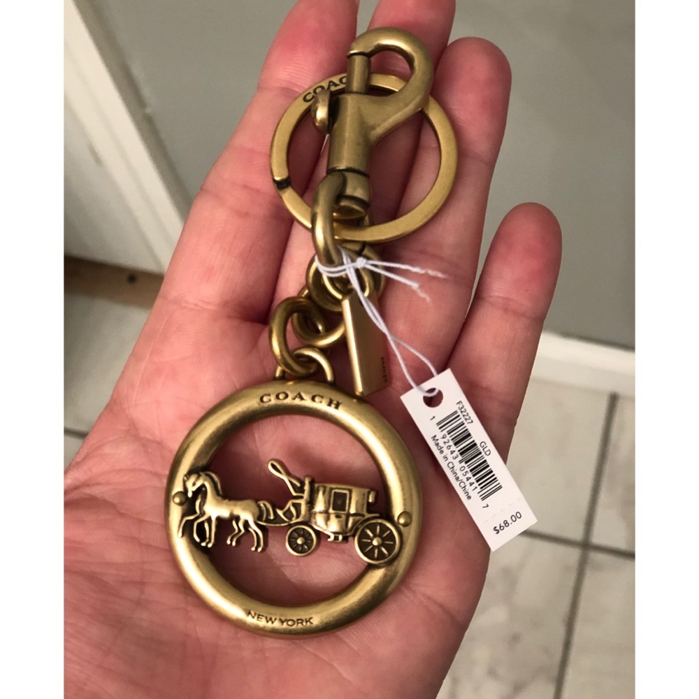 NWT Coach keychain